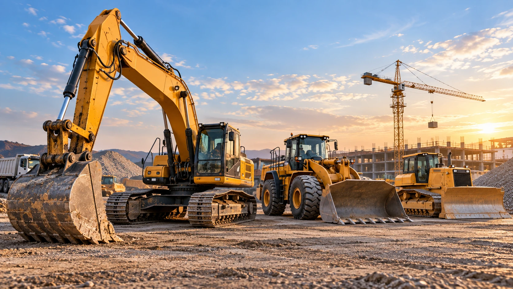 Heavy construction machinery and equipment